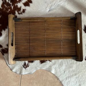 Bamboo serving tray
